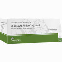 Milchsäure Pflüger Injektionslösung 5ml  50 Stück - ab 16,90 €