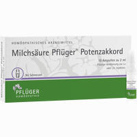 Milchsäure Pflüger Potenzakkord Injektionslösung 10 Stück - ab 11,65 €