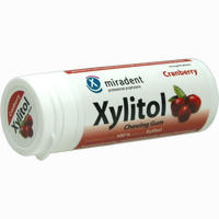Miradent Xylitol Chewing Gum Cranberry 30 Stück