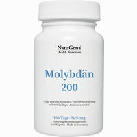 Molybdän 200 Vegan + Hochdosiert 120 Stück