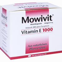 Mowivit Vitamin E 1000 Kapseln 100 Stück - ab 7,72 €