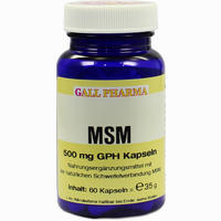 Msm 500mg Gph Kapseln  60 Stück - ab 12,10 €