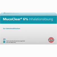 Mucoclear 6% Nacl Inhalationslösung  20 x 4 ml - ab 13,67 €