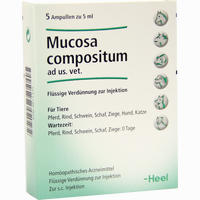 Mucosa Comp Ad Us. Vet. Ampullen  5 x 5 ml - ab 14,64 €