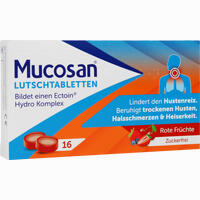 Mucosan Lutschtabletten Rote Früchte 16 Stück