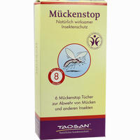 Mücken- Stop- Tuch Tücher 6 Stück 