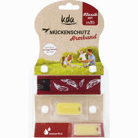 Mückenschutz Armband - Rot- Kaudragees 1 Stück