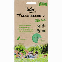 Mückenschutz Sticker Klassik im 12er Pack (2 Stickerbögen) 2 Stück