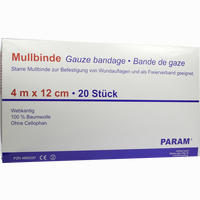 Mullbinde 12cm O Cell 20 Stück
