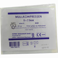 Mullkompr Bw St 12f 10x10 5 Stück - ab 2,91 €