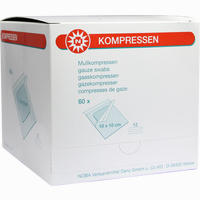 Mullkompressen 10x10cm 12f 60 Stück - ab 7,39 €