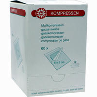 Mullkompressen 5x5cm 12f 60 Stück - ab 4,76 €