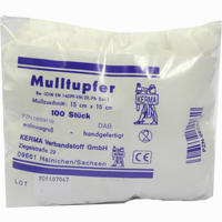 Mulltupfer Handgef.unsteril Wallnussgross 15x15cm  500 Stück - ab 8,67 €