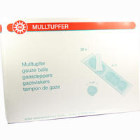 Mulltupfer Pflaumengroß 2+3 Steril Set 30 Packung