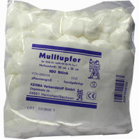 Mulltupfer Handgef.unsteril Pflaumengr.20x20cm Tup  500 Stück - ab 9,30 €