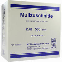 Mullzuschn Unst 20x20cm 100 Stück - ab 6,60 €