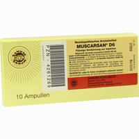 Muscarsan D6 Flüssige Verdünnung zur Injektion Ampullen 10 x 1 ml - ab 10,73 €