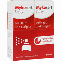 Mykosert Spray bei Haut- und Fußpilz 2 x 30 ml