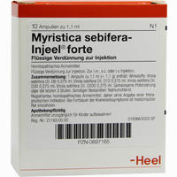 Myristica Sebifera- Injeel Forte Ampullen 10 Stück