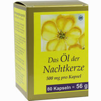 Nachtkerze Oel Kaps 500mg Kapseln 40 Stück - ab 7,08 €