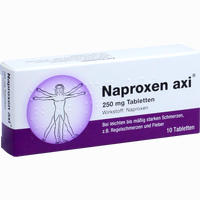 Naproxen Axi 250 Mg Tabletten axicorp Pharma GmbH 10 Stück