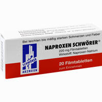 Naproxen Schwörer Filmtabletten 20 Stück