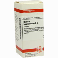 Natrium Bicarb D6 Tabletten 80 Stück - ab 6,53 €