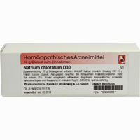 Natrium Chloratum D30 Globuli Dr.RECKEWEG & Co. GmbH 10 g