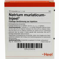 Natrium Muriaticum- Injeel Ampullen 10 Stück