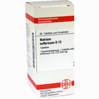 Natrium Sulf D12 Tabletten 80 Stück - ab 7,00 €