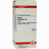 Natrium Sulf D12 Tabletten 80 Stück - ab 7,84 €
