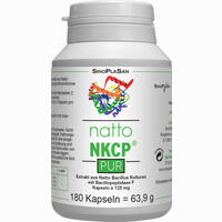 Natto Nkcp Pur 125 Mg Kapseln  180 Stück - ab 33,92 €