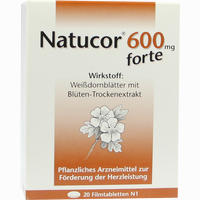 Natucor 600mg Forte Filmtabletten 20 Stück - ab 6,80 €