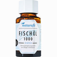 Naturafit Fischöl 1000mg Kapseln 40 Stück - ab 11,27 €