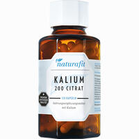 Naturafit Kalium 200 Citrat Kapseln 120 Stück