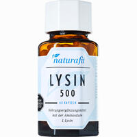 Naturafit Lysin 500 Kapseln  60 Stück - ab 10,76 €