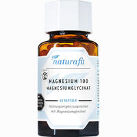Naturafit Magnesium 100 Mg Magnesiumglycinat Kapseln 60 Stück