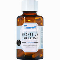 Naturafit Magnesium 130 Citr Kapseln 60 Stück - ab 11,17 €