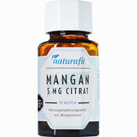 Naturafit Mangan 5mg Citrat Kapseln 90 Stück