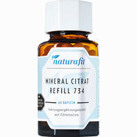 Naturafit Mineral Citrat Refill 734 Kapseln 60 Stück