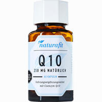Naturafit Q10 250mg Natürlich Kapseln 60 Stück