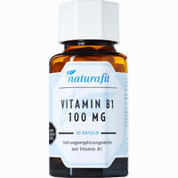 Naturafit Vitamin B1 100 Mg 90 Stück - ab 9,53 €