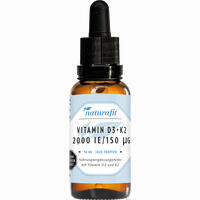 Naturafit Vitamin D3+ K2 2000 Ie 150 Ug Tropfen 30 ml