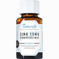 Naturafit Zink 15 Mg Zinkpicolinat Kapseln 90 Stück