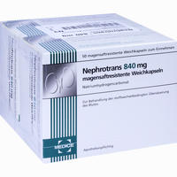 Nephrotrans 840mg Weichkapseln  500 Stück - ab 19,43 €