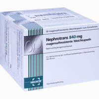 Nephrotrans 840mg Weichkapseln  500 Stück - ab 22,52 €