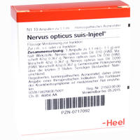 Nervus Opticus Suis- Injeel Ampullen  10 Stück - ab 21,04 €