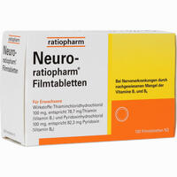 Neuro- Ratiopharm Filmtabletten  50 Stück - ab 4,43 €