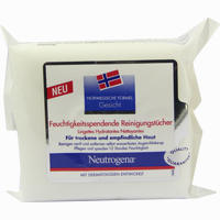 Neutrogena Norwegische Formel Feuchtigkeitsspendende Reinigungstücher  25 Stück 