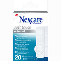 Nexcare Soft Touch Universal Strips Pflaster 20 Stück